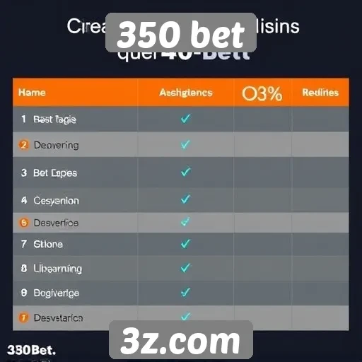 Comparação entre a 350 bet e concorrentes
